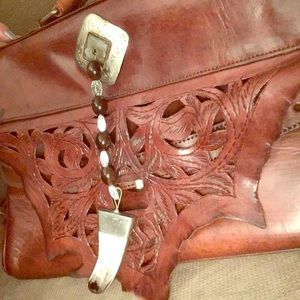 Hand made leather bag